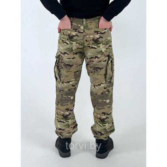 Брюки BDU Premium, рост 182-188, твил, размер 2XL, мультикам, Цвет: мультикам, Размер: 2XL, фото , изображение 4