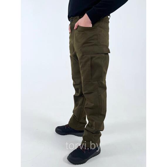 Брюки BDU Premium, рост 176-180, твил, размер 4XL, темный олива, фото , изображение 2