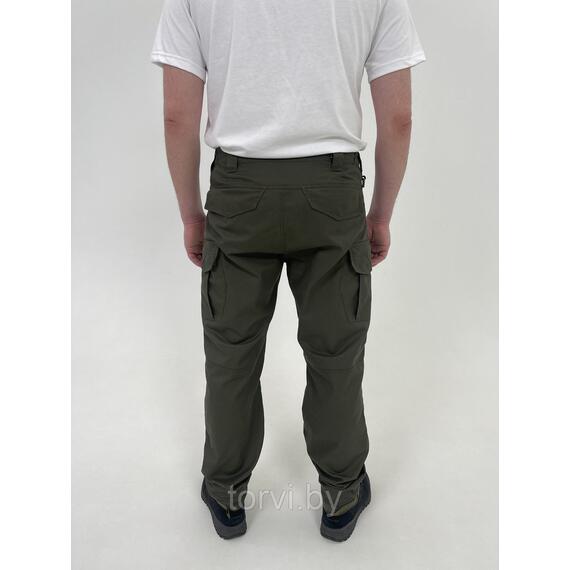 Брюки карго Панда, рост 176, твил, размер 46, олива, фото , изображение 3