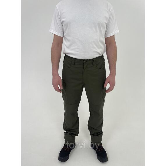 Брюки карго Панда, рост 176, твил, размер 46, олива, фото , изображение 5