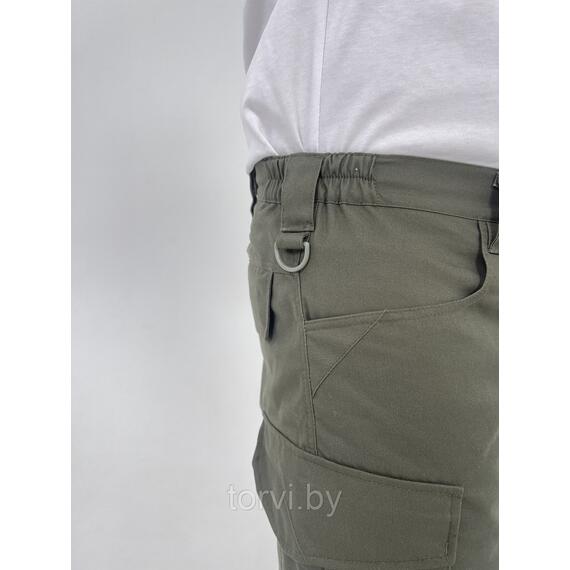 Брюки карго Панда, рост 176, твил, размер 46, олива, фото , изображение 8