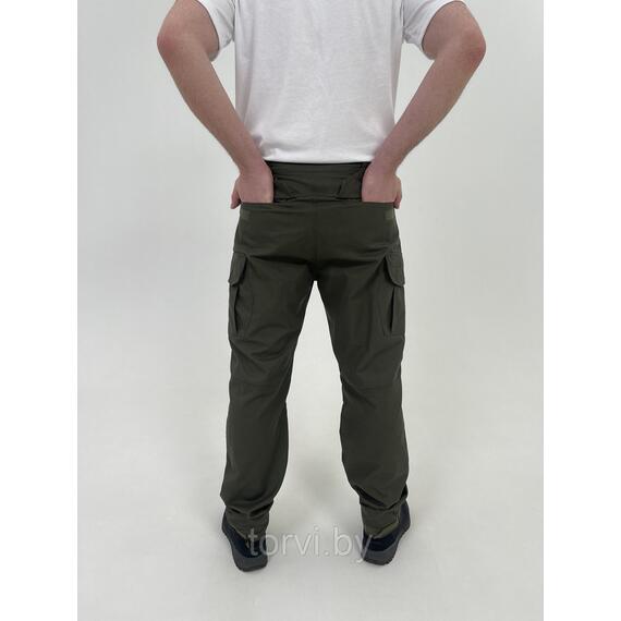 Брюки карго Панда, рост 176, твил, размер 46, олива, фото , изображение 9