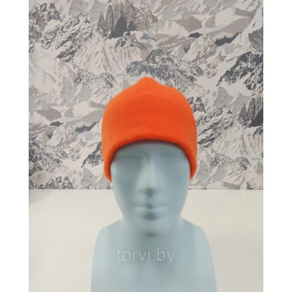 Шапка флисовая, тёплая, FENC (флис 280 г/м2) Оранжевый, Цвет: оранжевый, Размер: one size, фото , изображение 2