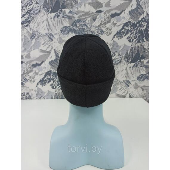 Шапка флисовая двухслойная, супертёплая MaxWarm (флис 280 г/м2*2) Черный, Цвет: черный, Размер: one size, фото , изображение 2