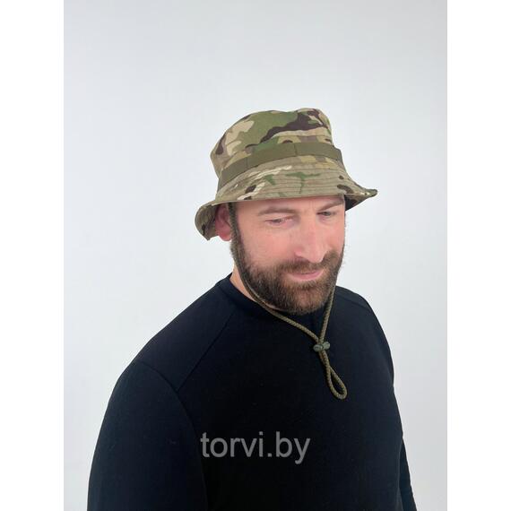 Панама, твил, р. 60-62, черный, Цвет: черный, Размер: 60-62, фото , изображение 2