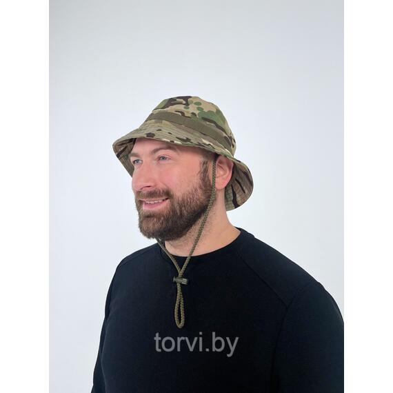 Панама, твил, р. 60-62, серый, Цвет: серый, Размер: 60-62, фото , изображение 3