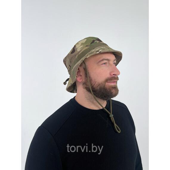 Панама, твил, р. 56-58, черный, Цвет: черный, Размер: 56-58, фото , изображение 5