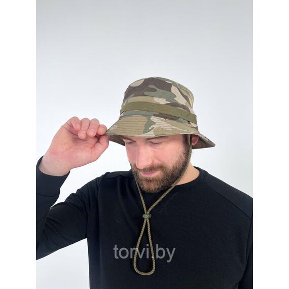 Панама, твил, р. 56-58, мультикам, Цвет: мультикам, Размер: 56-58, фото , изображение 2