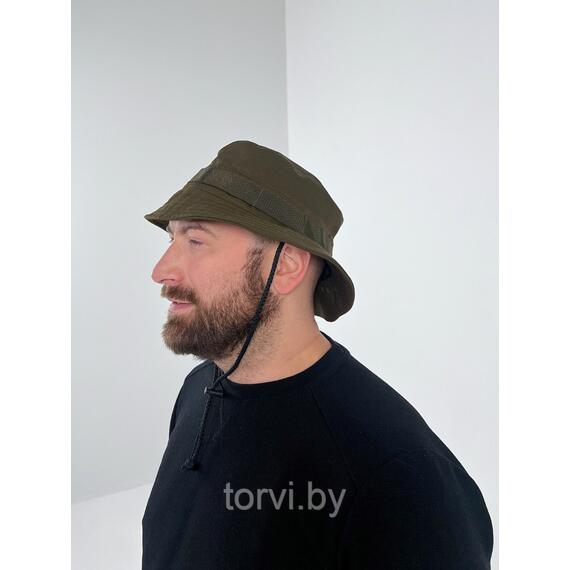 Панама, твил, р. 58-60, синий, Цвет: синий, Размер: 58-60, фото , изображение 3