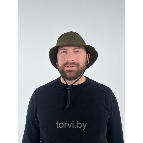 Панама, твил, р. 60-62, синий, Цвет: синий, Размер: 60-62, фото , изображение 2