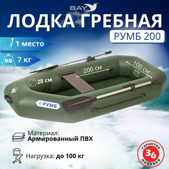 Лодка гребная Румб 200, фото 