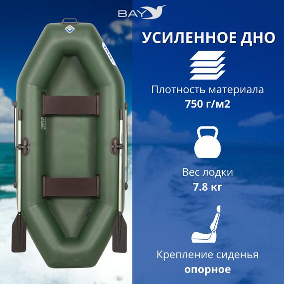 Лодка гребная Румб 258, фото , изображение 3