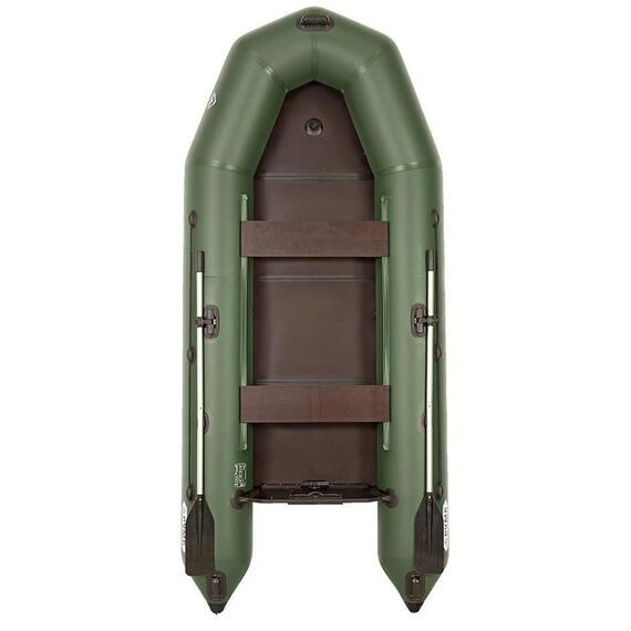 Лодка моторная килевая Румб 340 ЖС зеленый, фото , изображение 6