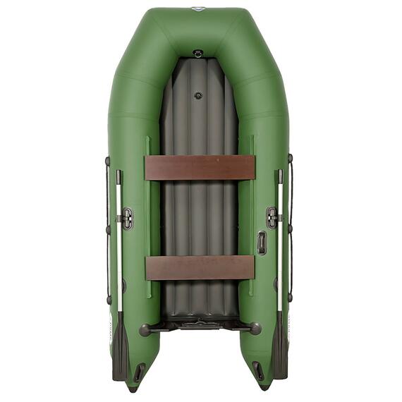 Лодка моторная килевая Румб 325 НДНД зелёный, фото , изображение 7