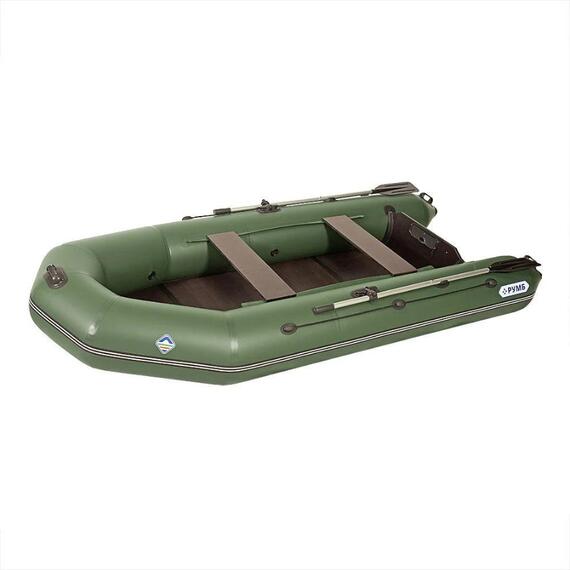 Лодка моторная килевая Румб 340 ЖС зеленый, фото , изображение 8
