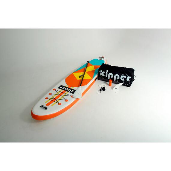 Надувная доска SUP Board (Сап Борд) ZIPPER BORNLINE 11' ORANGE, фото 