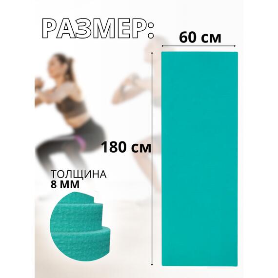 Коврик туристический ISOLON Optima Light 1800х600х8 бирюз, фото , изображение 4