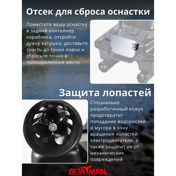 Прикормочный кораблик Boatman Actor Pro, фото , изображение 6