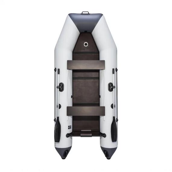 Надувная лодка Аква 3200 НДНД графит светло серый, фото 