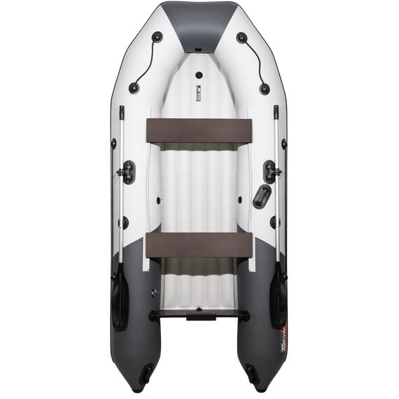 Надувная лодка Таймень LX 3200 НДНД светло-серый/графит, фото 