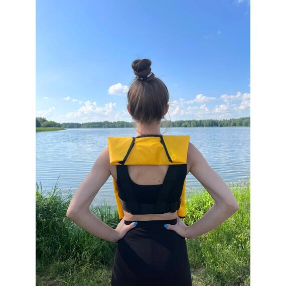 Жилет самонадувающийся спасательный LifeJacket желтый, Цвет: желтый, фото , изображение 12