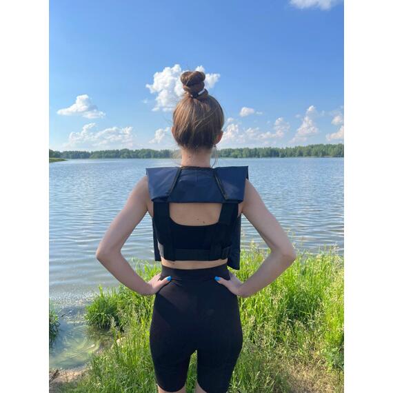 Жилет самонадувающийся спасательный LifeJacket темно-синий, Цвет: темно-синий, фото , изображение 13