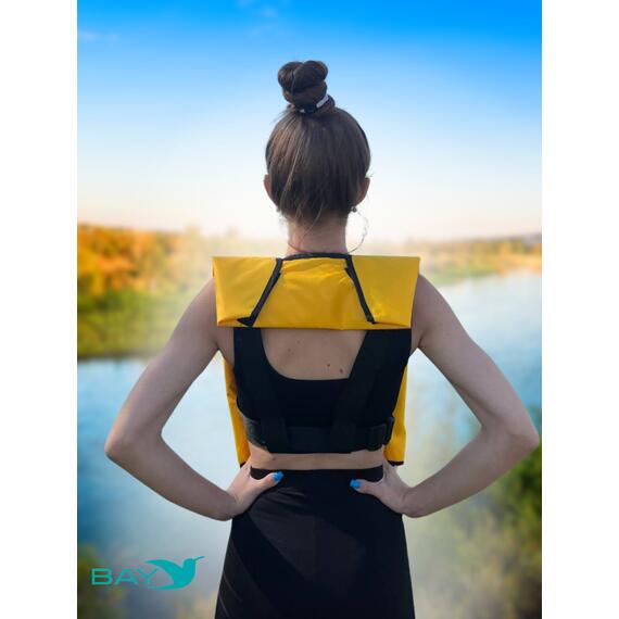 Жилет самонадувающийся спасательный LifeJacket желтый, Цвет: желтый, фото , изображение 7