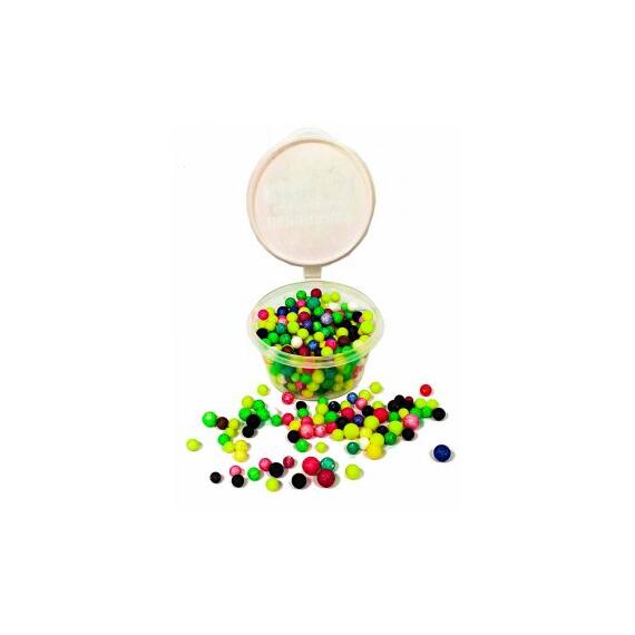 Lion Baits Пенопласт рыболовный цветной микс "Мед" 4-7мм 50мл, фото , изображение 2