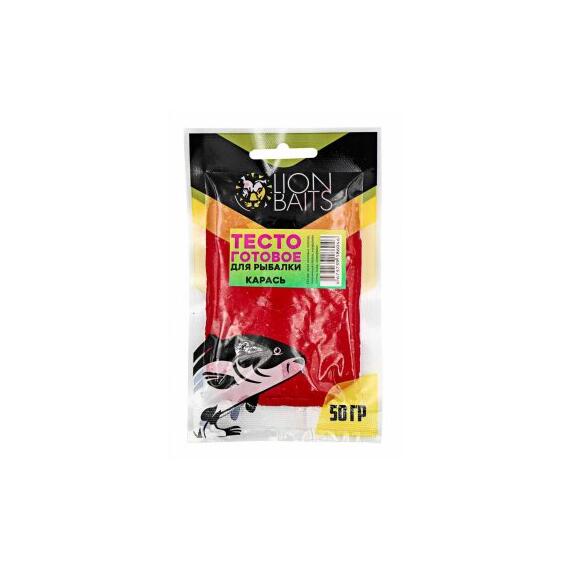 Lion Baits Тесто готовое для рыбалки "Карась" 50гр, фото 
