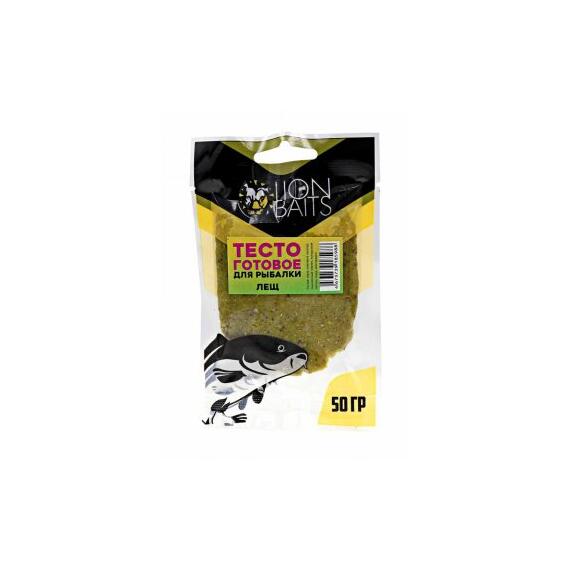 Lion Baits Тесто готовое для рыбалки "Лещ" 50гр, фото 