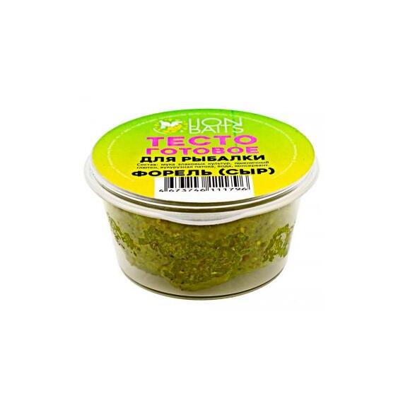 Lion Baits Тесто готовое для рыбалки в баночке "Форель (Сыр)" 50мл, фото 