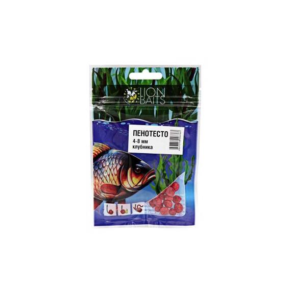 Lion Baits Пенотесто "Клубника" 4-8мм 10гр, фото 