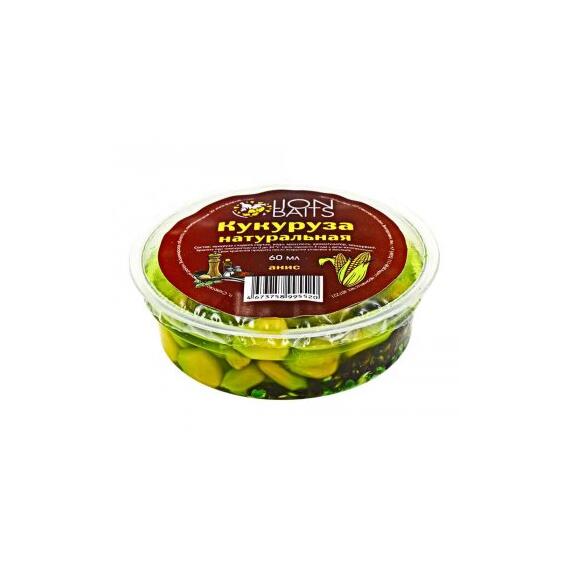 Lion baits Кукуруза натуральная в пластиковой банке (запайка) "Анис" 60мл, фото 