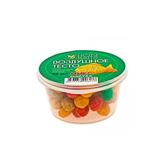 Lion Baits Воздушное тесто цветной микс "Макуха" 50мл, фото 