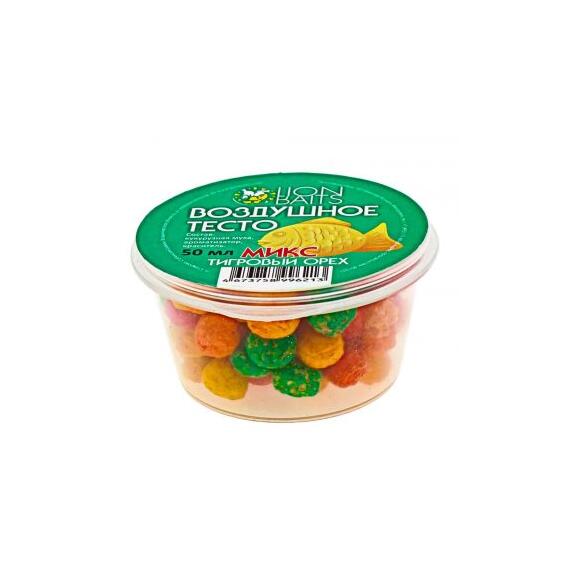 Lion Baits Воздушное тесто цветной микс "Тигровый орех" 50мл, фото 