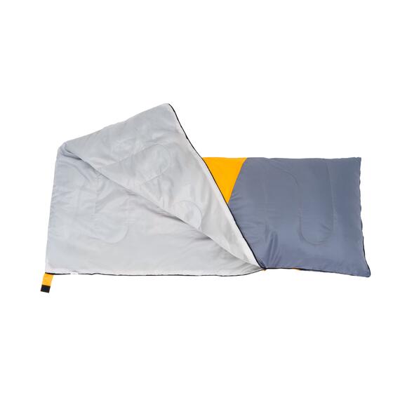 Спальный мешок ACAMPER BRUNI 300г/м2 (gray-orange), Цвет: серо-оранжевый, фото , изображение 4