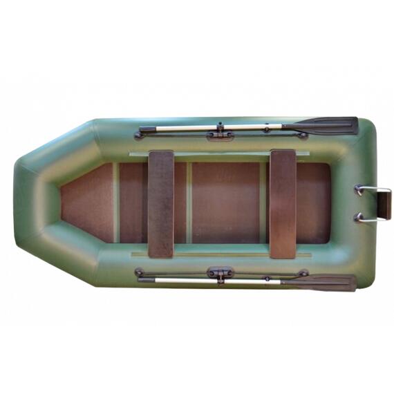 Надувная лодка Феникс 280Т Люкс Оливковый, фото , изображение 2