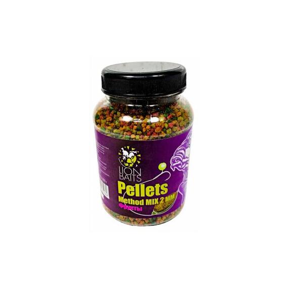 Пеллетс методный Method Mix pellets "Фрукты" 2мм - 300гр (банка), Цвет: микс, Вкус: Фрукты, фото 