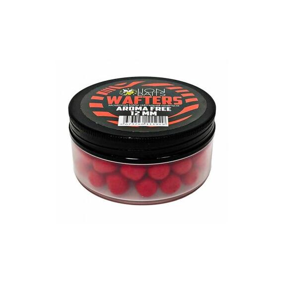 Бойлы нейтральной плавучести (Wafters) "Aroma Free" (без аромы) красный 12мм, Цвет: красный, Диаметр (мм): 12, фото 