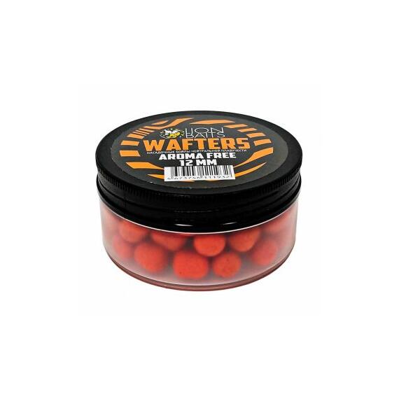 Бойлы нейтральной плавучести (Wafters) "Aroma Free" (без аромы) оранжевый 12мм, Цвет: белый, Диаметр (мм): 12, фото 