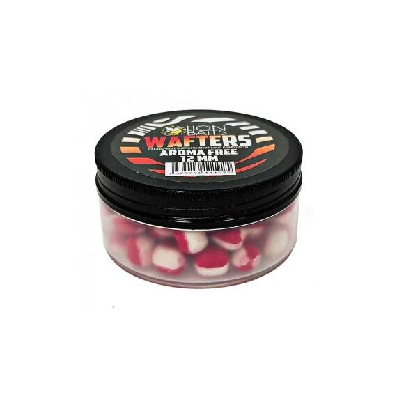 Бойлы нейтральной плавучести (Wafters) "Aroma Free" (без аромы) красно-белый 12мм, Цвет: красно-белый, Диаметр (мм): 12, фото 