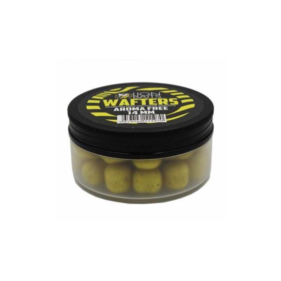 Бойлы нейтральной плавучести (Wafters) "Aroma Free" (без аромы) желтый 14мм, Цвет: желтый, Диаметр (мм): 14, фото 