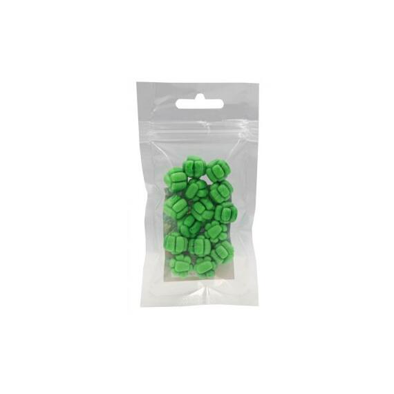 Кукуруза силиконовая плавающая Попкорн "Зеленый" 15шт, Цвет: зеленый, Диаметр (мм): 14, фото , изображение 2
