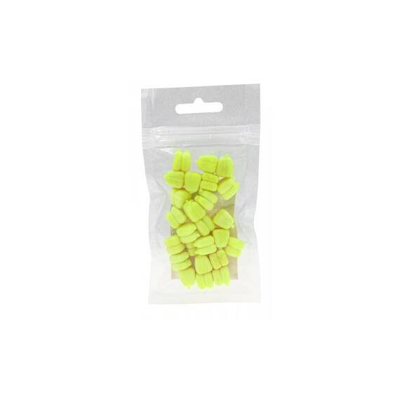 Кукуруза силиконовая плавающая не ароматизир. Двойная "Желтая" L 10х7мм 20гр, Цвет: желтый, Диаметр (мм): 10х7, фото , изображение 2
