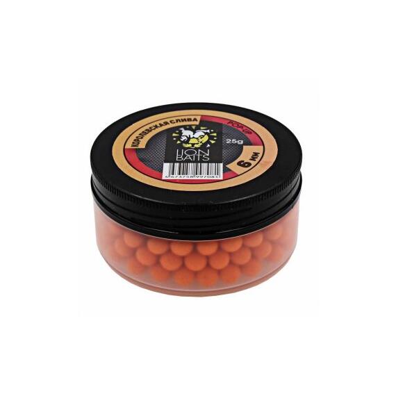Lion Baits Бойлы плавающие Pop-Up "Королевская слива" 6 мм - 25гр, фото 