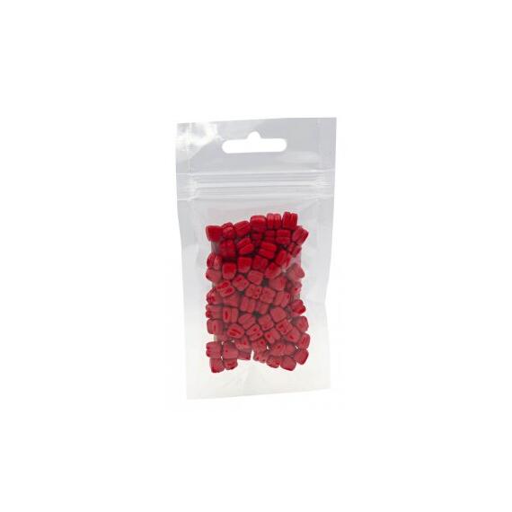 Кукуруза силиконовая плавающая не ароматизир. Двойная "Красная" М 8х7мм 20гр, Цвет: красный, Диаметр (мм): 8х7, фото , изображение 2