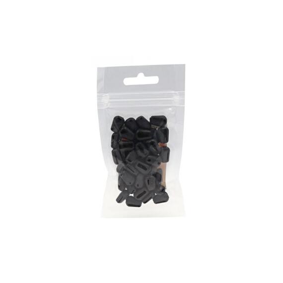 Кукуруза силиконовая плавающая не ароматизированная "Черная" 8х7мм 10гр, Цвет: черный, Диаметр (мм): 8х7, фото , изображение 2