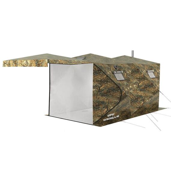 Универсальная палатка Берег Кубоид 4.40 (двухслойная), Длина: 440 см, фото 