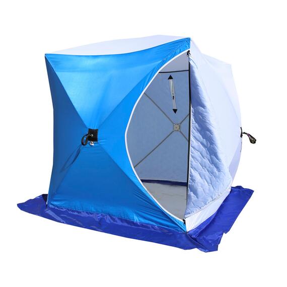 Палатка зимняя СТЭК КУБ 1 трехслойная (1.5х1.5х1.7м)