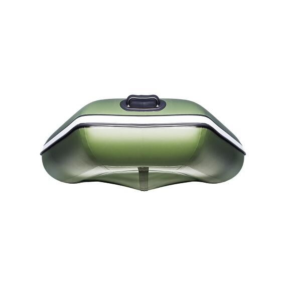 Надувная лодка Аква 2800 (слань-книжка, киль), Расцветка: зеленый, фото , изображение 5